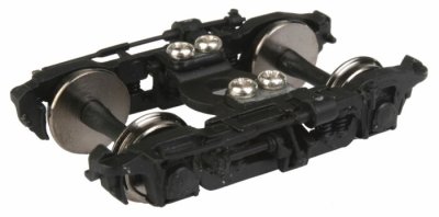 Walthers Proto 2102 HO GSC 41-HR Metal Passenger Trucks w/36in Metal Wheels -- Black - 1 Pair