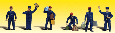 Woodland Scenics 2131 - N Scenic Accent Figures - Train Personnel (6/pkg)