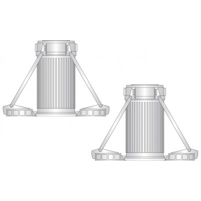 MicroTrains 499 43 818 - N Scale Nuclear Waste Container Load (2pk)