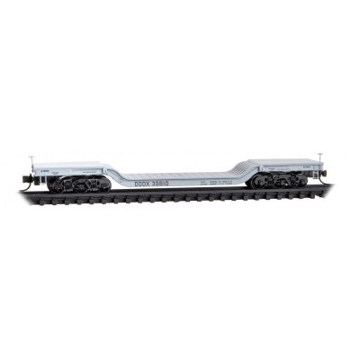 Micro Trains 109 00 271 - N Scale Center-Depressed Flatcar - DODX #39810