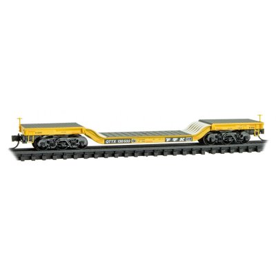 Micro Trains 109 00 144 - N Scale Heavyweight Center-Depressed Flatcar - QTTX #103532