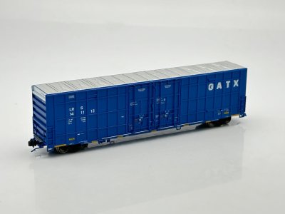 Aurora Miniatures 602086 - N Greenbrier 7550cf 60' Plate F Boxcar - LRS 141112