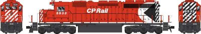 Bowser 24950 - HO GMD SD40 - DCC/Sound - Executive Line - CP Rail #5554 - 8 inch Nose Stripe, Lar...