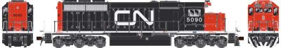 Bowser 24972 - HO GMD SD40 - DCC/Sound - Executive Line - CN #5097 - Black/Red Noodle Scheme, Non...