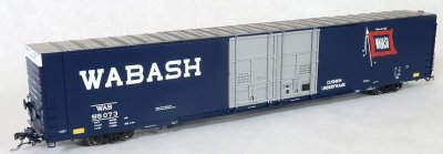 Tangent Scale Models 25034-06 - HO Greenville 86ft Double Plug Door Box Car - Wabash #55075