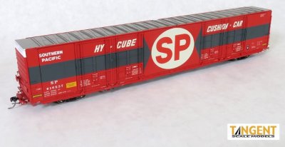 Tangent Scale Models HO 25520-07 Greenville 86ft Quad Plug Door Boxcar- SP -B-70-54 Delivery 2-19...