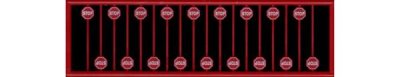 Tichy Train 2612 - N Scale Red Stop Signs 18pcs