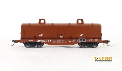 Tangent Scale Models 27012-08 HO Conrail (CR) G41A Repaint 1976 w/ Hoods PRR Shops G41A Coil Car ...
