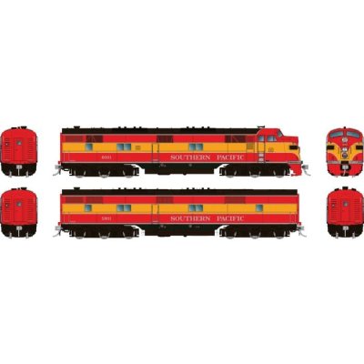 Rapido 29032 - HO EMD E7A + E7B (DC/Silent): Southern Pacific - Daylight: #6001 + #5901