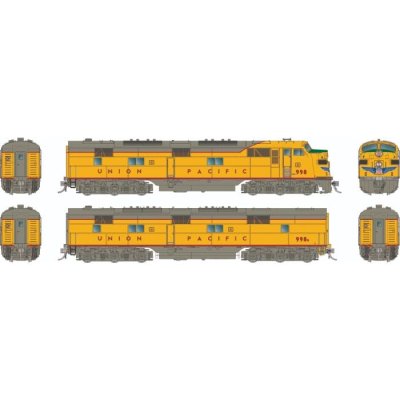 Rapido 29538 - HO EMD E7A + E7B (DC/DCC/Sound): Union Pacific: #989 + #998B