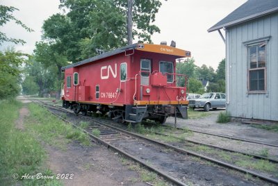 Otter Valley Railroad 57008 - PSC Transfer Van - Canadian National #76647
