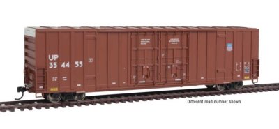 Walthers Mainline 3026 - HO 60ft Hi-Cube Plate F Boxcar - Union Pacific #354455