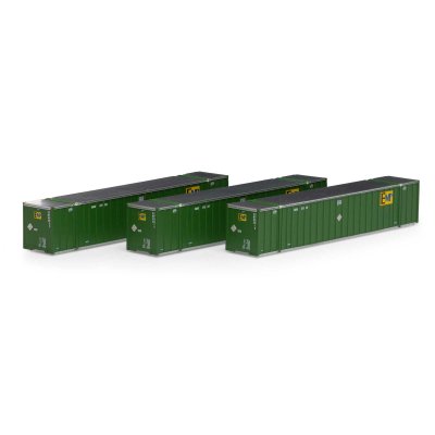 Athearn RTR 17311 - N Scale 53ft Stoughton Containers - EMP, Set #2 (3pk)