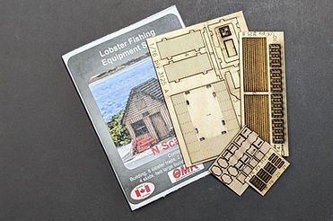 Osborn Model Kits 3125 - N Scale Lobster Fishing Equipment Shed