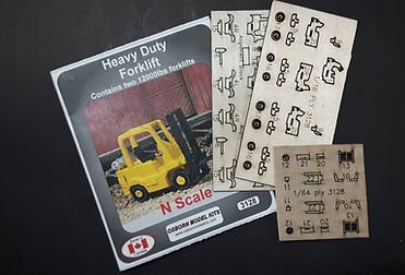 Osborn Model Kits 3128 - N Scale Heavy Duty Forklift