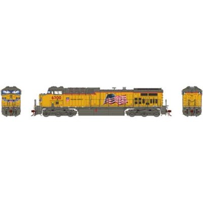 Athearn Genesis G31791 - HO GE AC4400CW - DCC & Sound - Union Pacific/Flag #6700