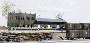 Walthers Cornerstone 3201 - N Scale Water Street Freight Terminal - Kit