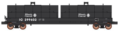 Intermountain 32568-04 - HO Evans 100 Ton Coil Car - Illinois Central - Black #299624