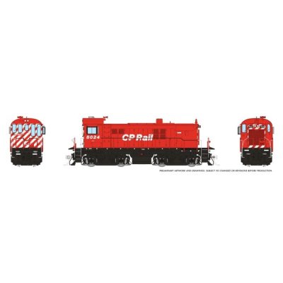 Rapido 36615 - HO MLW RS-23 (DC/DCC/Sound): CP Rail - Action Red (8" w/ no Multimark): #8039