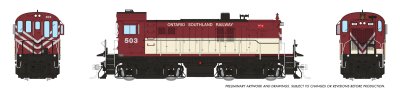 Rapido 36621 - HO MLW RS-23 (DC/DCC/Sound): Ontario Southland: #503 - Exclusive