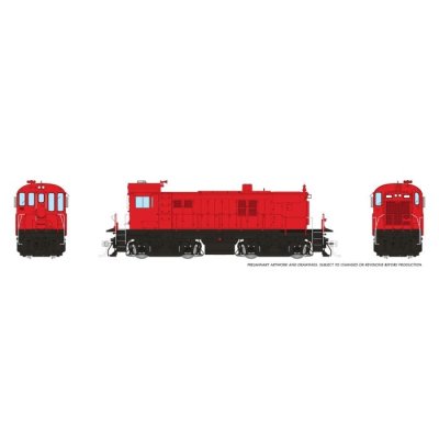 Rapido 36699 - HO MLW RS-23 (DC/DCC/Sound): Industrial Red