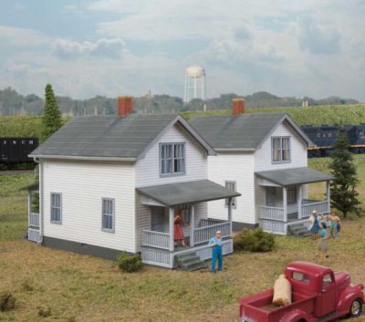 Walters Cornerstone 3790 - HO Company House (2/pkg) - Kit