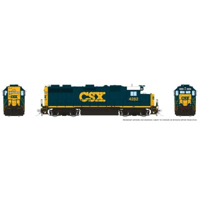 Rapido 39017 - HO EMD GP39 (DC/Silent): CSX - YN3 Scheme: #4294