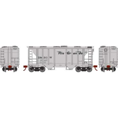 Athearn Roundhouse RND2398 HO Scale - PS-2 2003 2-Bay Covered Hopper - Denver & Rio Grande Wester...
