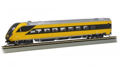 Bachmann 74522 - HO Scale Siemens Venture Cab Car - DCC/Sound - Via Rail Canada #2317 (Lumi Schem...