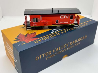 Otter Valley Railroad 57003 - PSC Transfer Van - Canadian National #76568