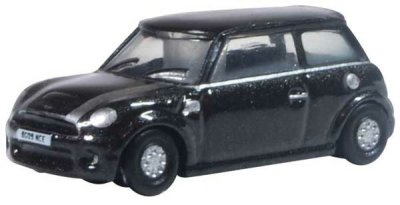 Oxford Diecast NNMN003 - N Scale 2000s Austin Mini - Midnight Black