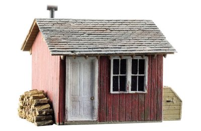 Woodland Scenics 5057 HO Work Shed - Built-&-Ready - Landmark Structures