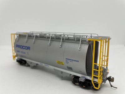 Rapido 172004 - HO Procor 3000CuFt Aluminum Hopper w/Handrails - UNPX/ Procor Wordmark - 6pkg #4
