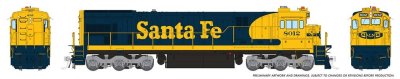 Rapido 42003 - HO GE C30-7 - DCC Ready - ATSF Santa Fe (Early Scheme) #8039
