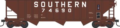 Bowser 42939 - HO 70-Ton 12-Panel Hopper - Southern #74699