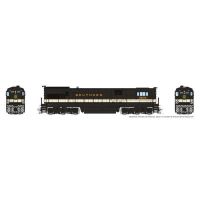 Rapido 43521 - HO GE U33C (DC/DCC/Sound): Southern - Tuxedo Scheme: #3807