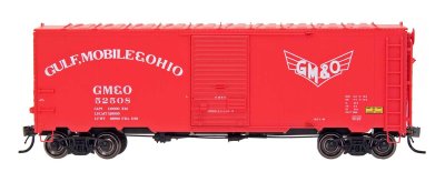 Intermountain 45828-09 HO Scale - 10Ft 6In Modified 1937 AAR Boxcar - Gulf, Mobile & Ohio #52549