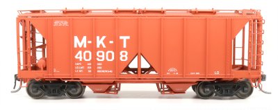 Intermountain 48691-04 HO 1958 Cu Ft 2 Bay Covered  Hopper- Open Sides -MKT #40935