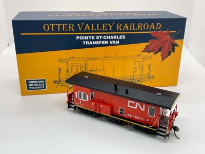 Otter Valley Railroad 57005 - PSC Transfer Van - Canadian National #76577