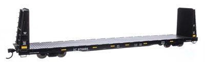 Walthers Mainline 50607 - HO RTR 68Ft Bulkhead Flatcar - Illinois Central #978698