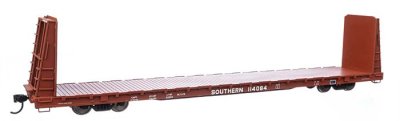 Walthers Mainline 50611 - HO RTR 68Ft Bulkhead Flatcar - Southern Railway #114084
