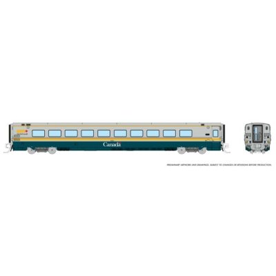 Rapido 508014 - N Scale LRC Coach: VIA Rail - Renaissance Scheme