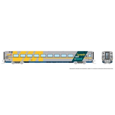 Rapido 508016 - N Scale LRC Coach: VIA Rail - The Future Is On Board Wrap