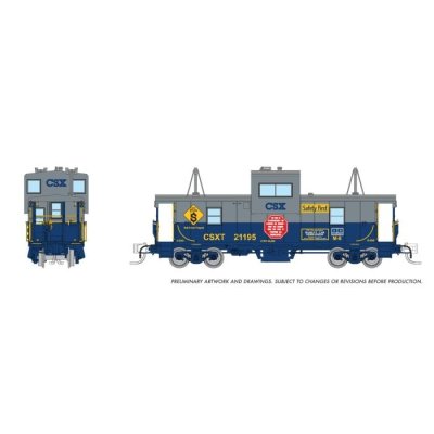 Rapido 510068 - N Wide Vision Caboose: CSX - Scheme: #21195