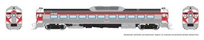 Rapido 516007 - N Budd RDC-1 (Ph 2) - DC/Silent - CP Rail (Action Red)