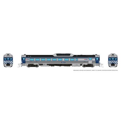 Rapido 516024 - N Budd RDC-2 (Ph 2) (DC/Silent): BC Rail - Blue Scheme: BC-23
