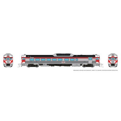 Rapido 516532 - N Budd RDC-2 (Ph 2) (DC/DCC/Sound): CP Rail - Action Red: #9108