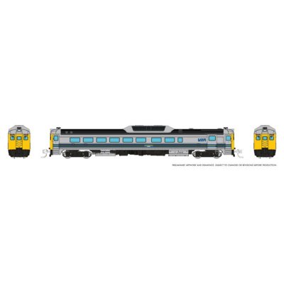 Rapido 516041 - N Budd RDC-2 (Ph 2) (DC/Silent): VIA Rail - Early: #6208