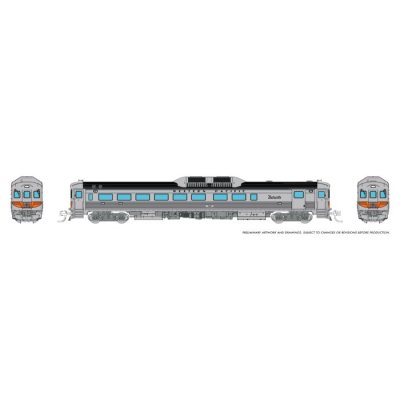 Rapido 516544 - N Budd RDC-2 (Ph 1) (DC/DCC/Sound): Western Pacific: #376