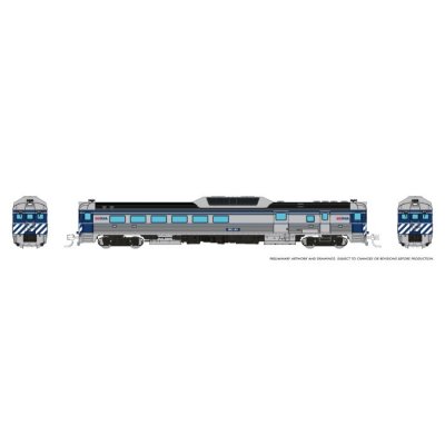 Rapido 516553 -  N Budd RDC-3 (Ph 2) (DC/DCC/Sound): BC Rail - Blue Scheme: BC-30